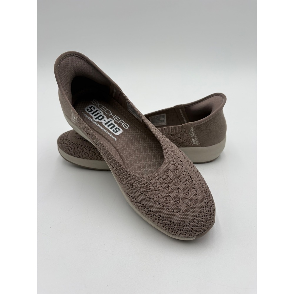 Skechers Slip-ins Ultra Flex 3.0 Smooth Step Taupe Shoes 159295 TPE Womens 6